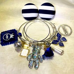 Charm bracelet set (designer inspired)